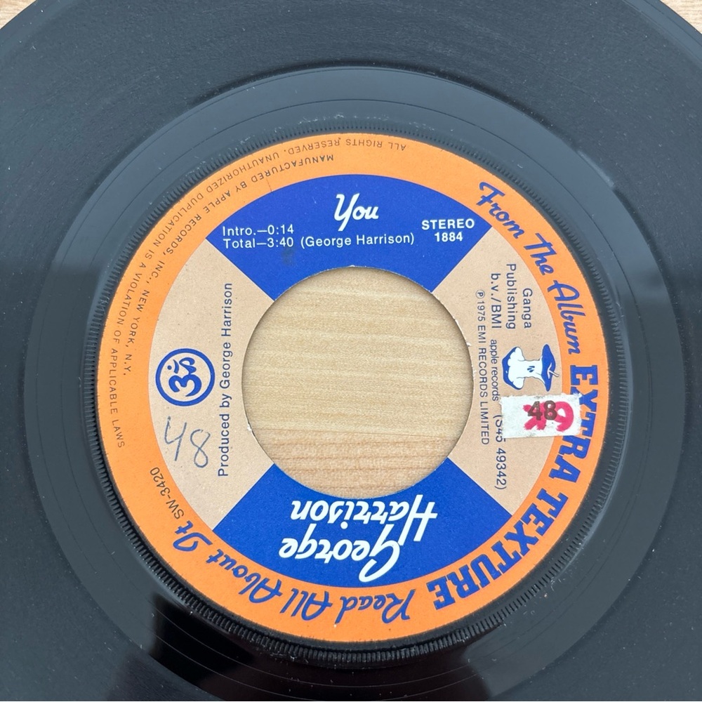 George Harrison Vinyl Record - Picture 3 of 5